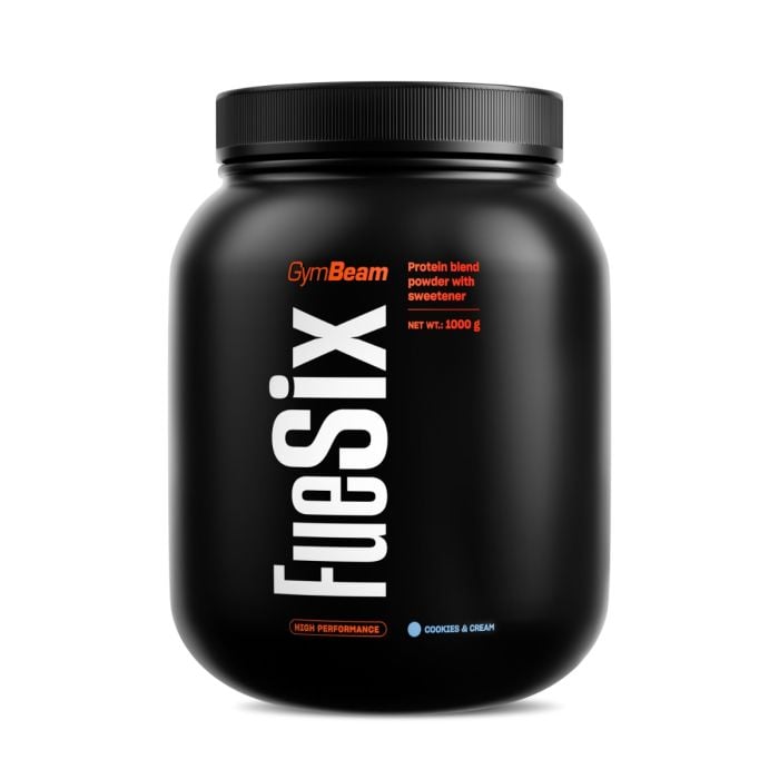 Protein FueSix - GymBeam 1000 g - cookies & cream