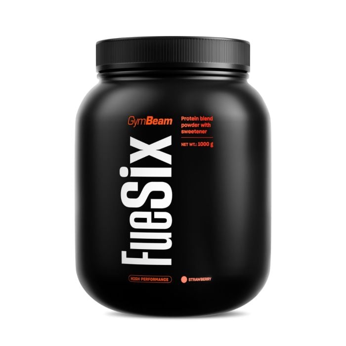 Protein FueSix - GymBeam 1000 g - strawberry