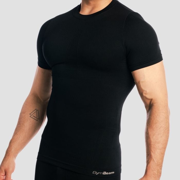 Fuse T-shirt Black - GymBeam XL