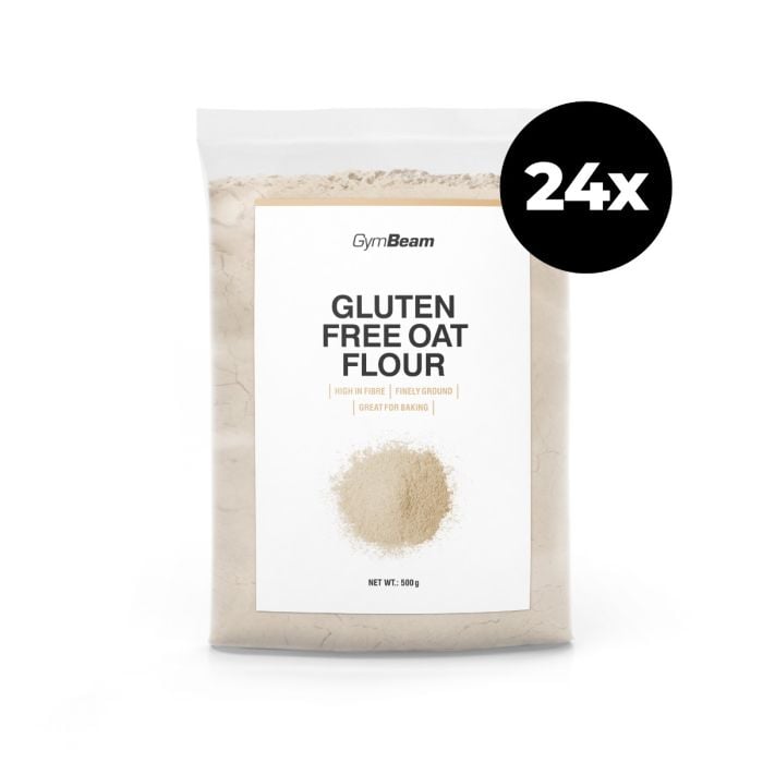Glutenfreies Hafermehl - GymBeam 500 g