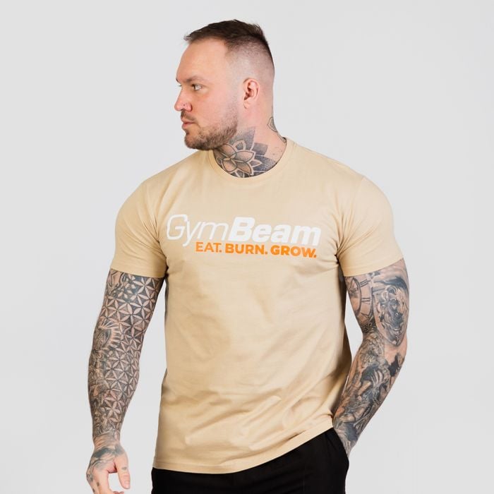 Grow T-Shirt Sand - GymBeam L