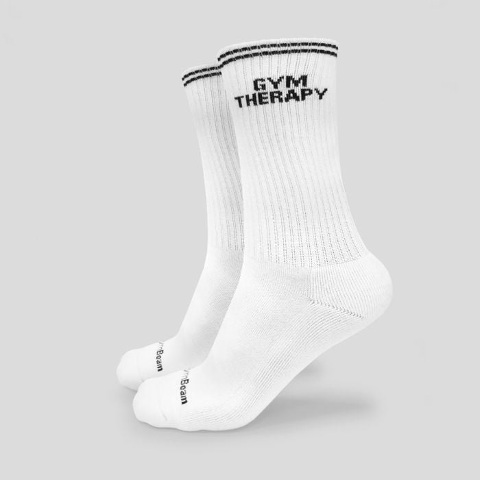 Gym Therapy Socks White - GymBeam M