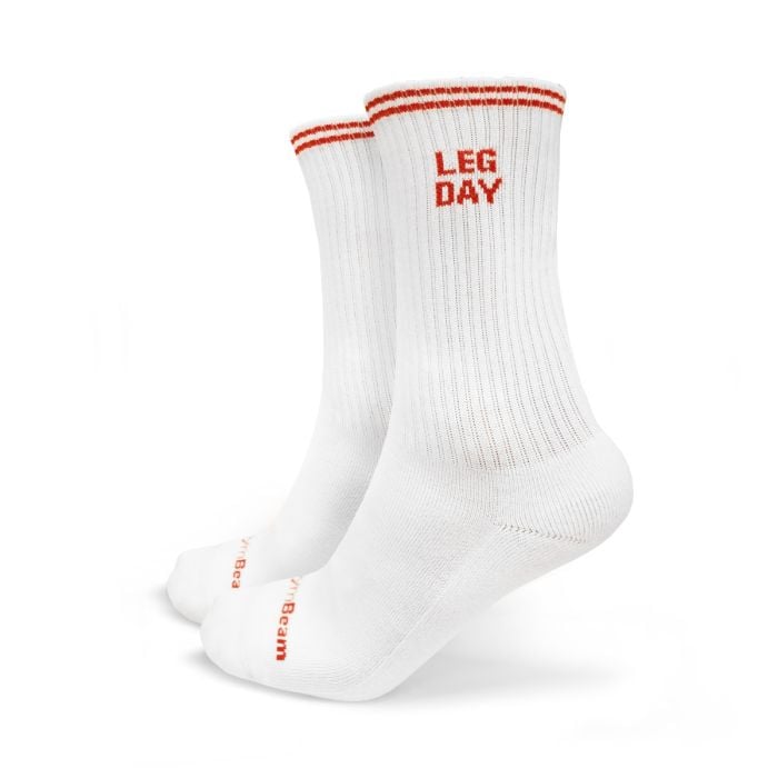 GymRat Socks 3Pack White - GymBeam L
