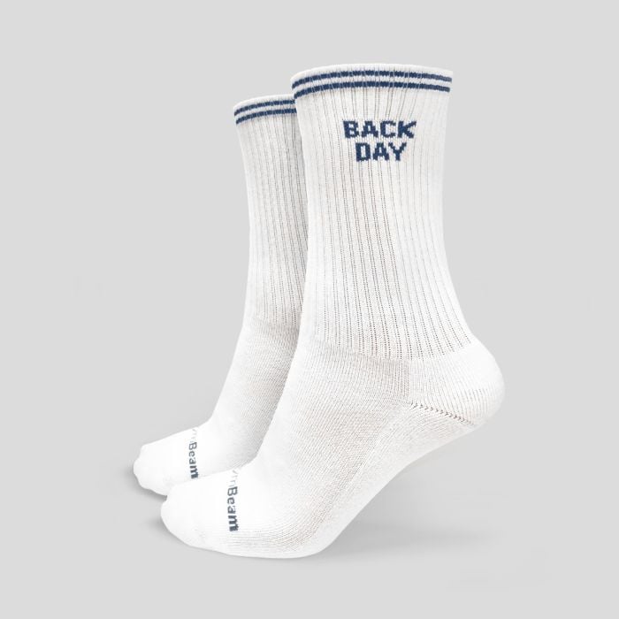 GymRat Socks 3Pack White - GymBeam L