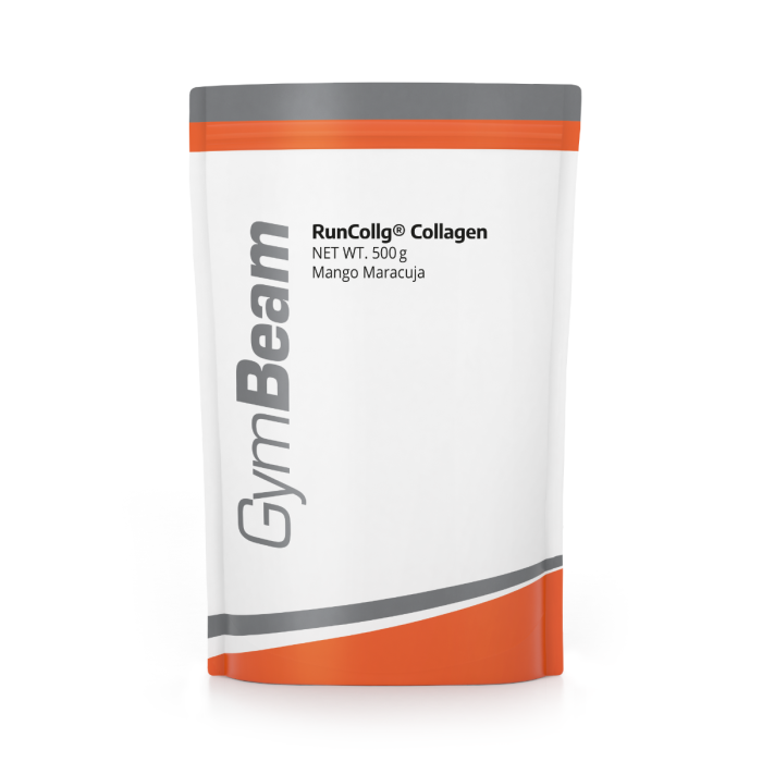 RunCollg Hydrolysiertes Kollagen - GymBeam 500 g - Mango Maracuja