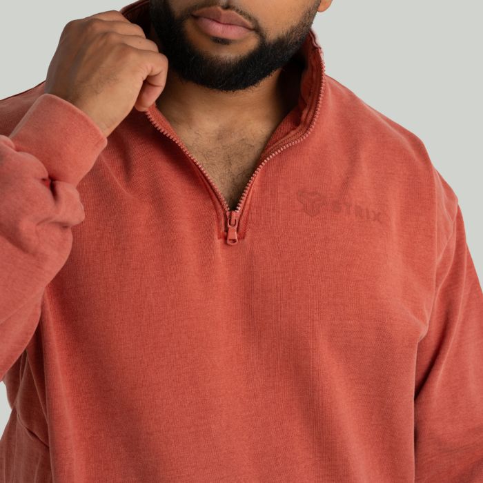 Pullover in Washed Terra - STRIX L