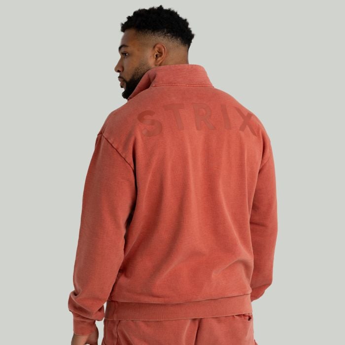 Pullover in Washed Terra - STRIX L