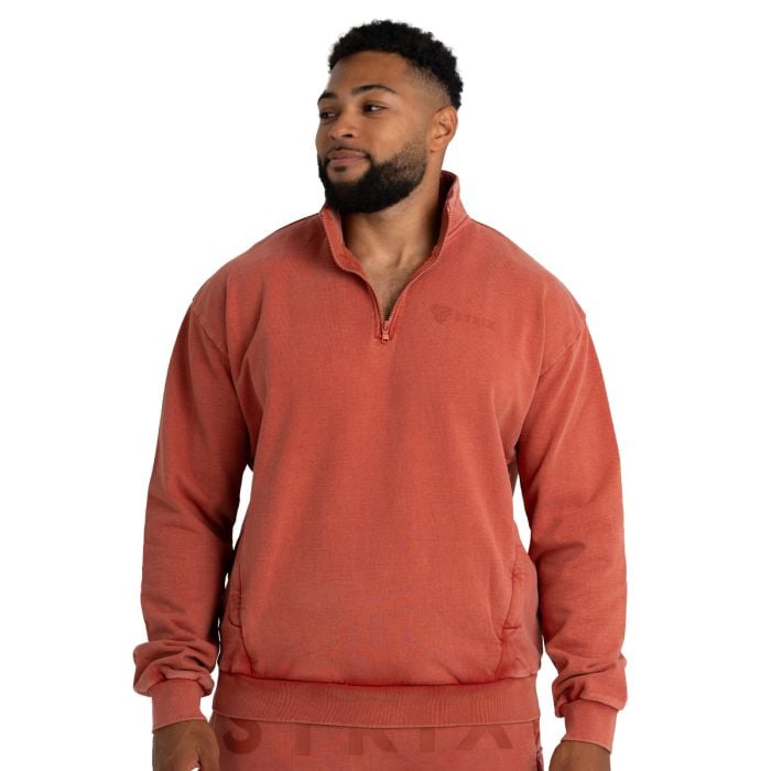 Pullover in Washed Terra - STRIX L