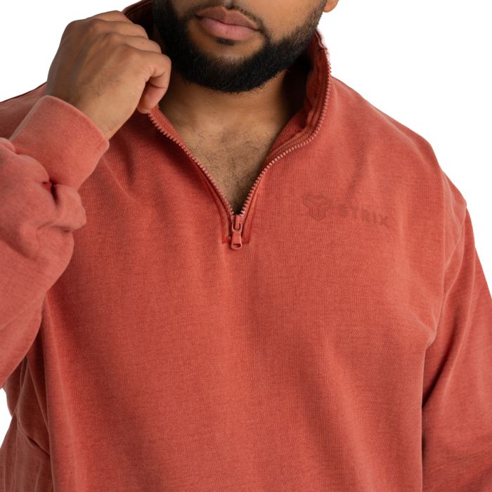 Pullover in Washed Terra - STRIX L