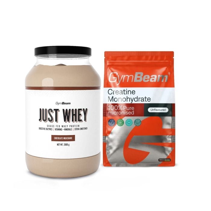 Just Whey Protein aus Weidehaltung - GymBeam 30 g - Cookies & Creme - 00