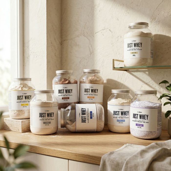 Just Whey Protein aus Weidehaltung - GymBeam 1000 g - Vanilleeis - 00