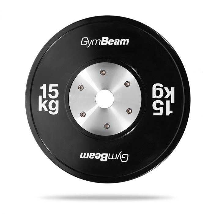 Gummi-Hantelscheibe Competition Bumper - GymBeam 25 kg