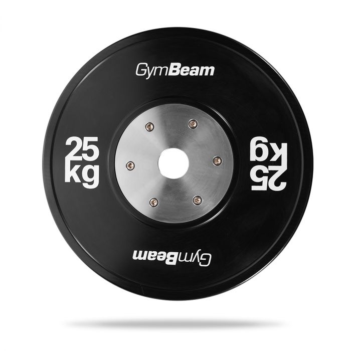 Gummi-Hantelscheibe Competition Bumper - GymBeam 25 kg