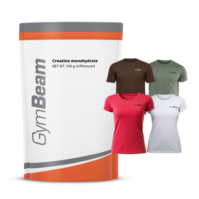 100% Kreatinmonohydrat - GymBeam 1000 g - ohne Geschmack - 00