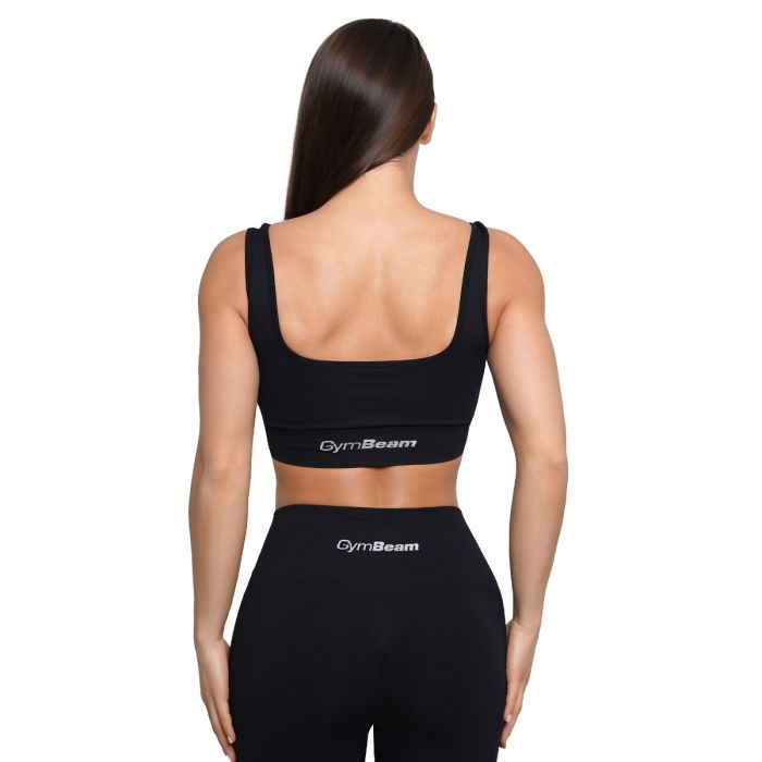 LIFT Nahtloser Sport-BH in Black - GymBeam XL
