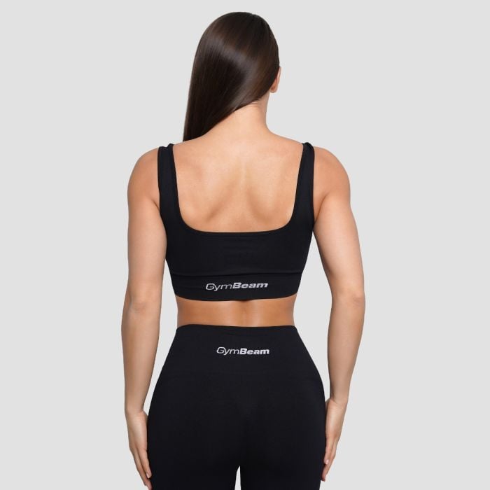 LIFT Nahtloser Sport-BH in Black - GymBeam XL