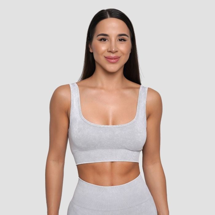 Lift Seamless Sports Bra Grey - GymBeam L