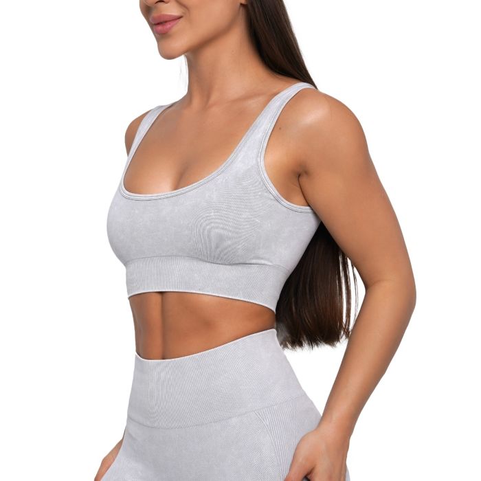 Lift Seamless Sports Bra Grey - GymBeam L