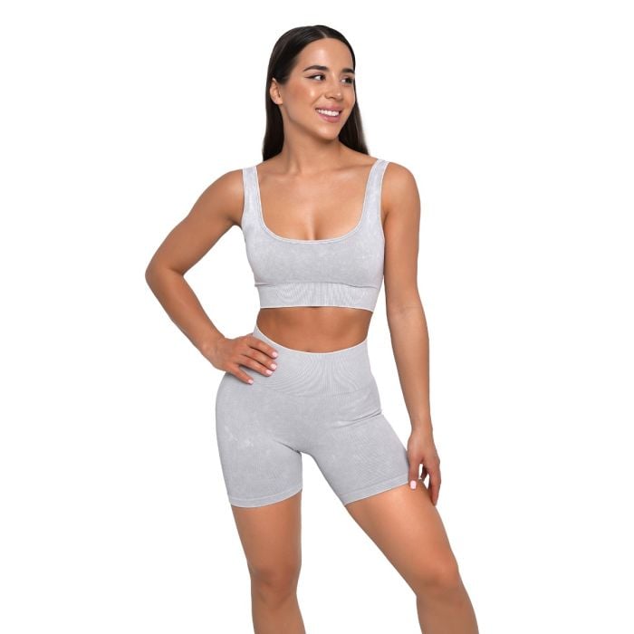 Lift Seamless Sports Bra Grey - GymBeam L
