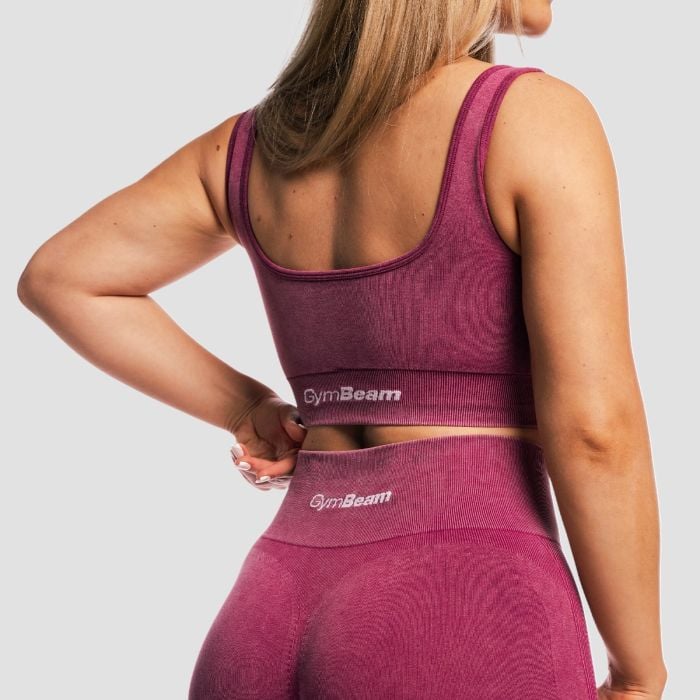 LIFT Nahtloser Sport-BH in Plum - GymBeam XL