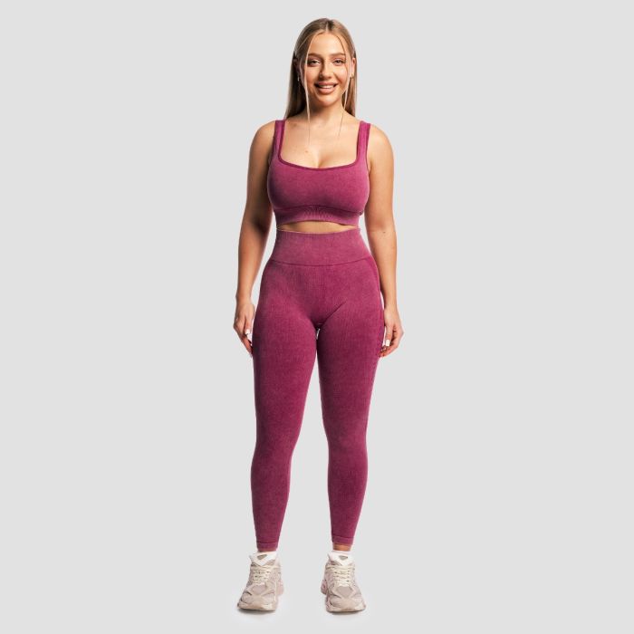 LIFT Nahtloser Sport-BH in Plum - GymBeam XL