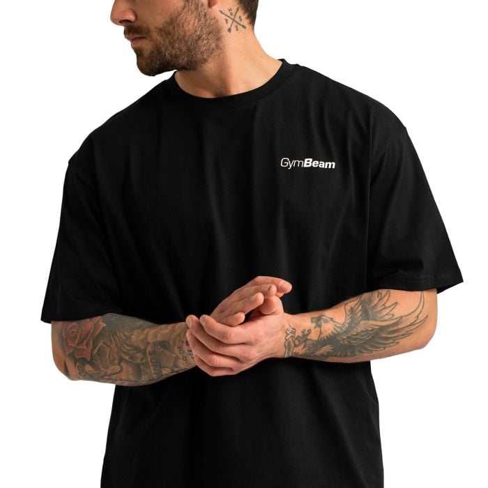 Oversized Limitless T-Shirt in Black - GymBeam XL