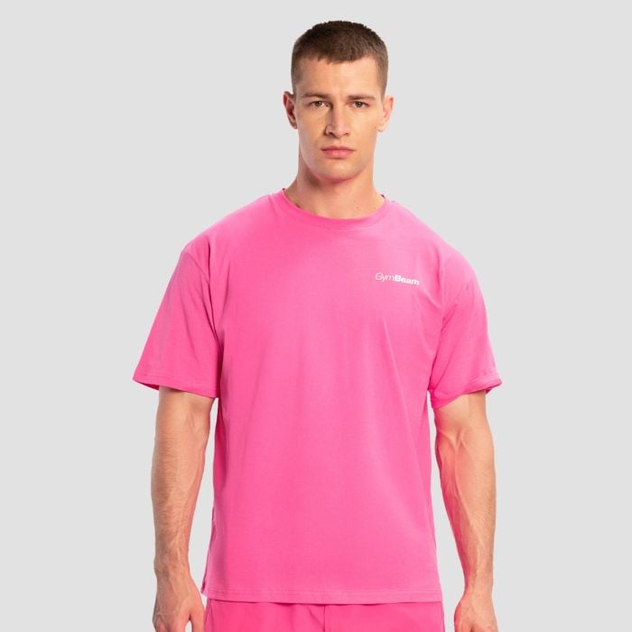 Oversized Limitless T-Shirt in Dragonfruit - GymBeam L