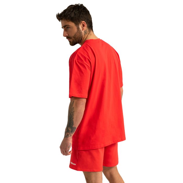 Oversized Limitless T-Shirt in Hot Red - GymBeam M