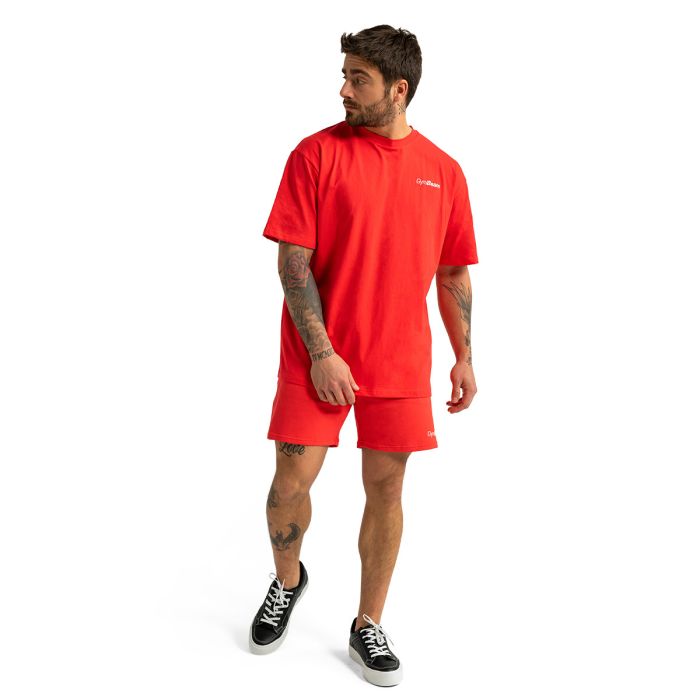 Oversized Limitless T-Shirt in Hot Red - GymBeam M