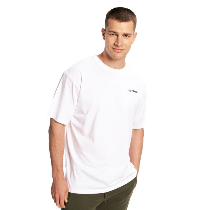 Oversized Limitless T-Shirt in White - GymBeam L