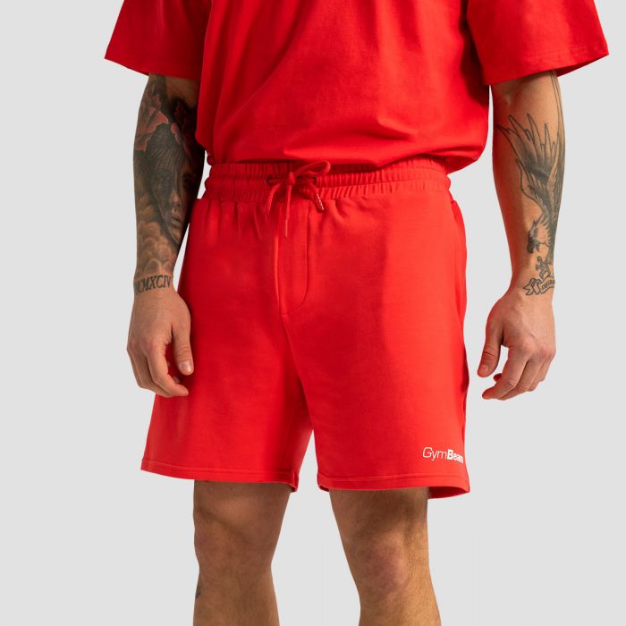 Limitless Shorts in Hot Red - GymBeam XXXL