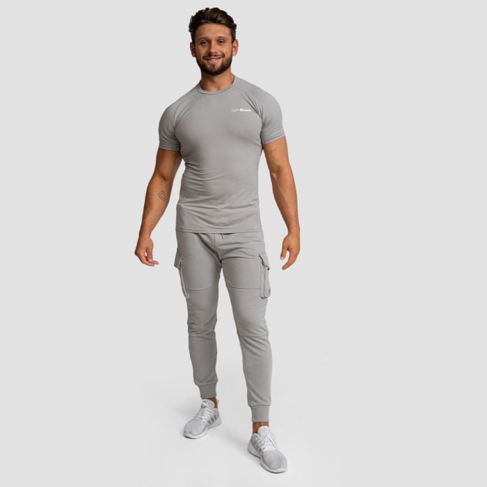 TRN Fitted T-Shirt für Männer in Grey - GymBeam L