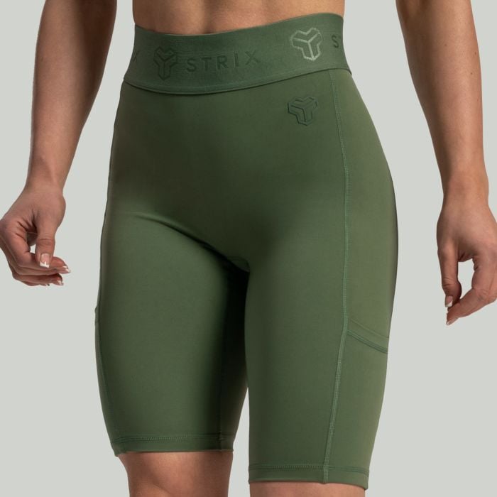Lunar Biker Shorts Cedar Green - STRIX M