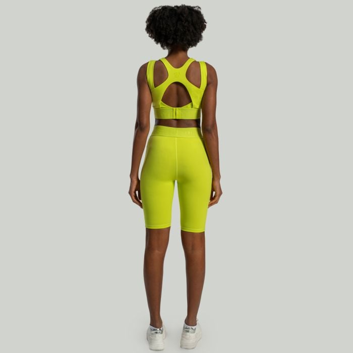 Lunar Biker Shorts Chartreuse - STRIX L