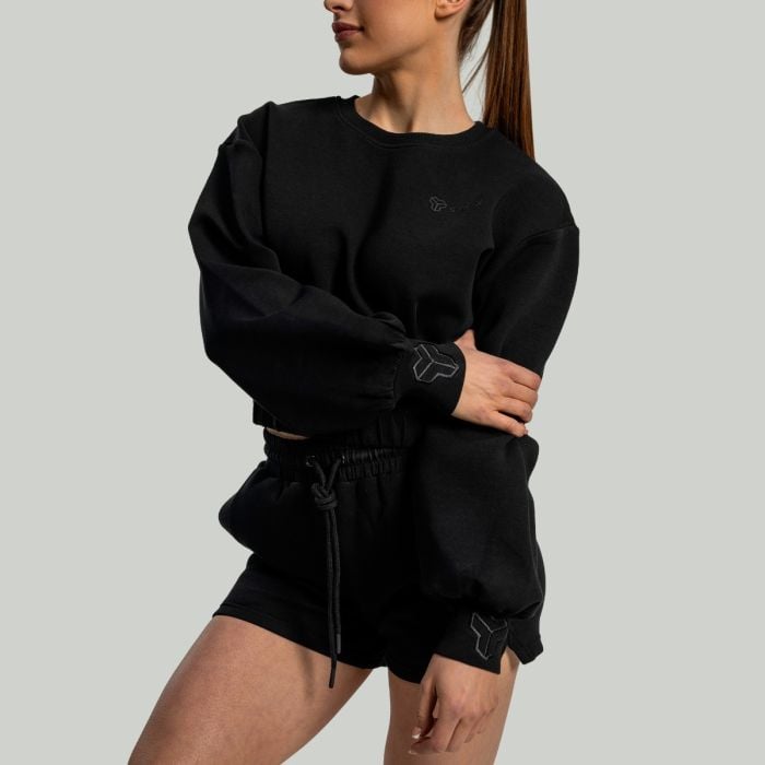 Lunar Cropped Pullover für Frauen Black - STRIX M