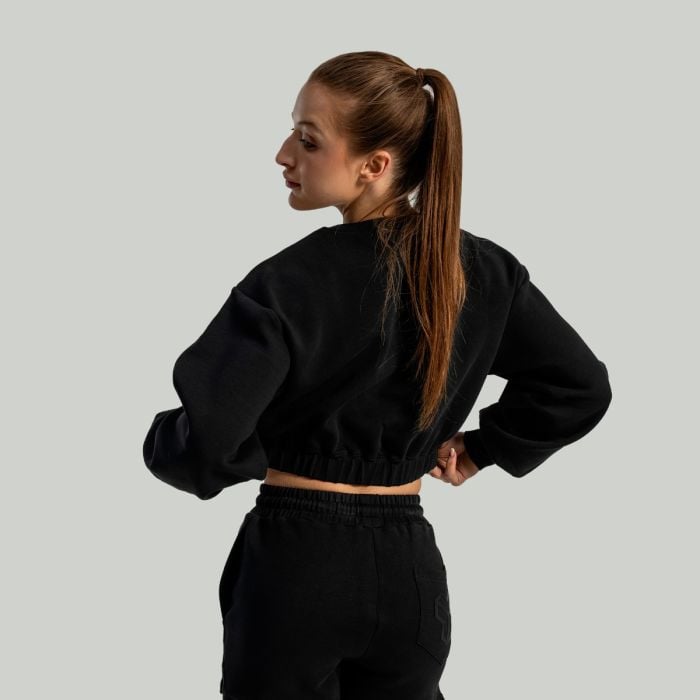 Lunar Cropped Pullover für Frauen Black - STRIX M