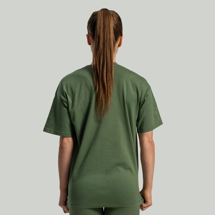 Oversized Lunar T-Shirt für Frauen in Cedar Green - STRIX M