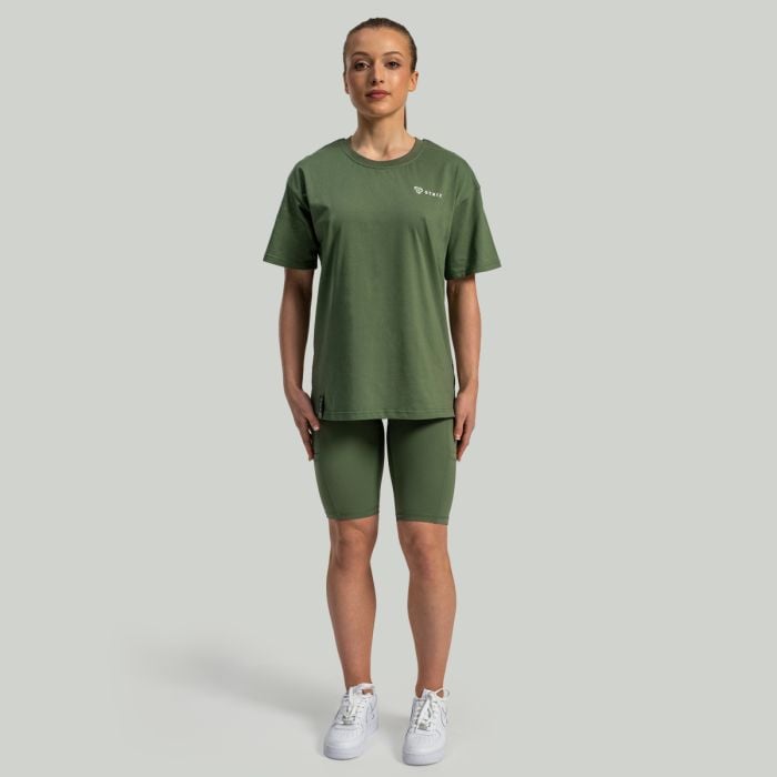 Oversized Lunar T-Shirt für Frauen in Cedar Green - STRIX M