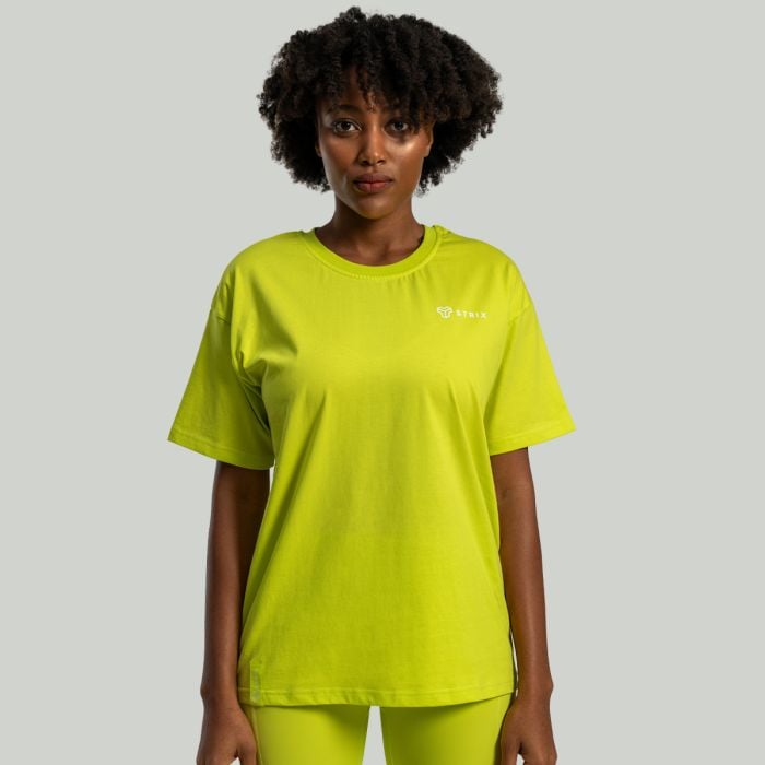 Oversized Lunar T-Shirt für Frauen in Chartreuse - STRIX S