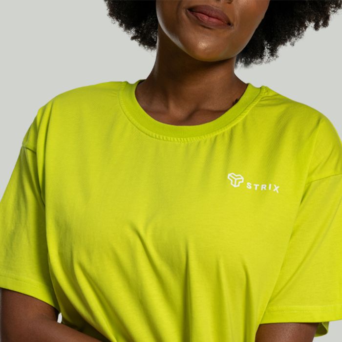 Oversized Lunar T-Shirt für Frauen in Chartreuse - STRIX S