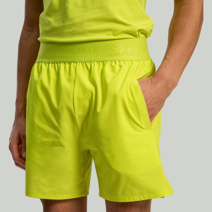 Lunar Shorts in Chartreuse - STRIX XL