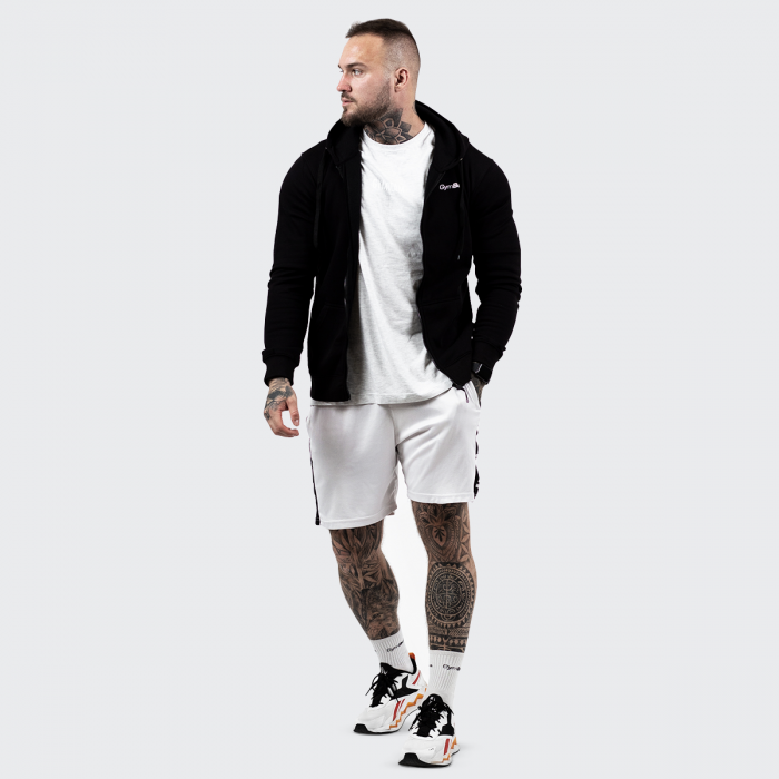 Zipper-Hoodie in Black - GymBeam M