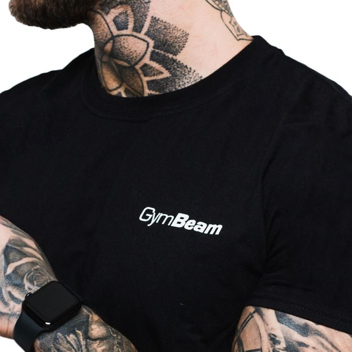 Basic T-Shirt für Männer in Black - GymBeam L