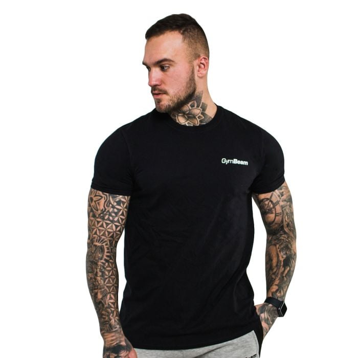 Basic T-Shirt für Männer in Black - GymBeam L