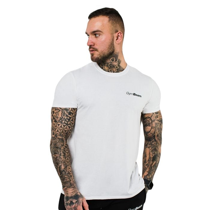 Basic T-Shirt für Männer in White - GymBeam M