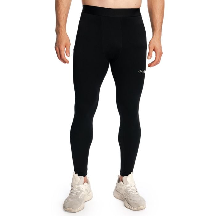 Men‘s Combat Leggings Black - GymBeam XL