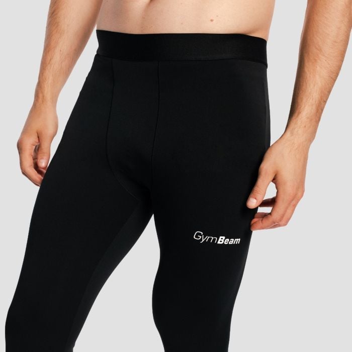 Men‘s Combat Leggings Black - GymBeam XL