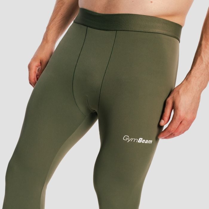 Men‘s Combat Leggings Olive Grey - GymBeam XXL