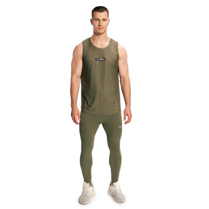 Men‘s Combat Leggings Olive Grey - GymBeam XXL