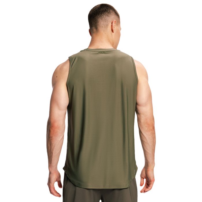 Men‘s Combat Tank Top Olive Grey - GymBeam L
